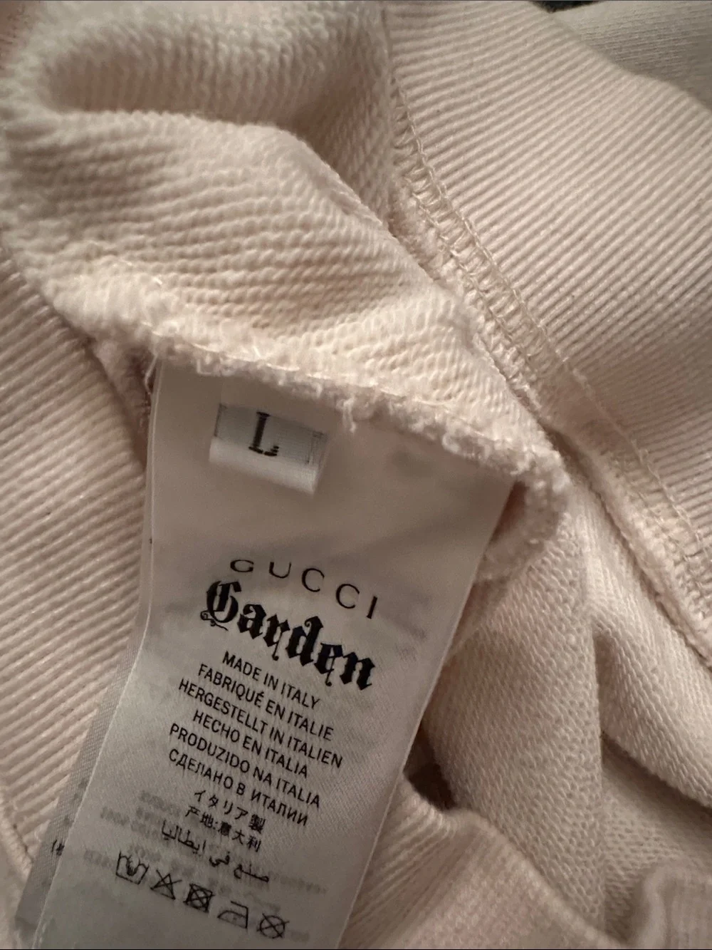 Gucci Garden GG Cream Crewneck Sweatshirt